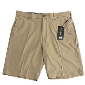 NWT Walter Hagen Perfect 11 Performance Golf Shorts Mens 36 Dark Khaki 10"